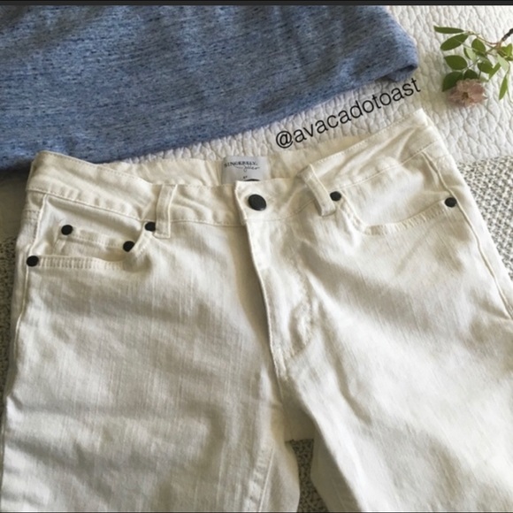 Sincerely Jules ✨ White Skinny Jeans NWOTs Size 27 - Picture 3 of 5